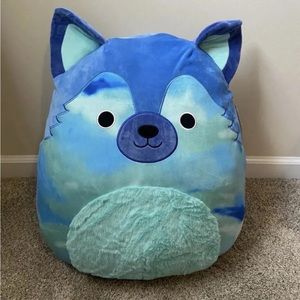 New!! Large Squishmallow Kippie the Shepherd Stuffed Animal Plush - Blue Rare